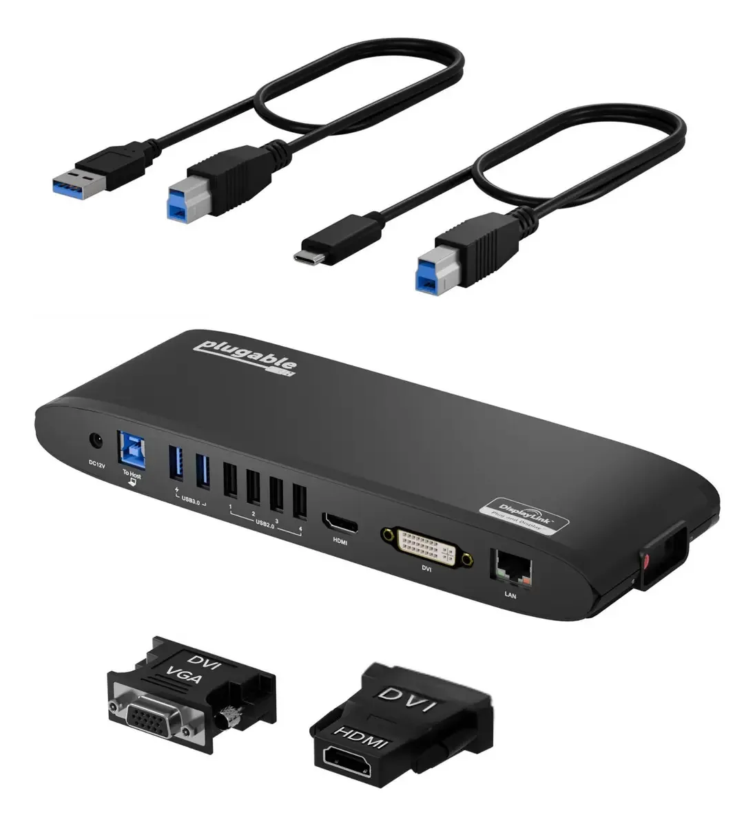 Estação de ancoragem USB 3.0 para HDMI, Ethernet e 6 USB