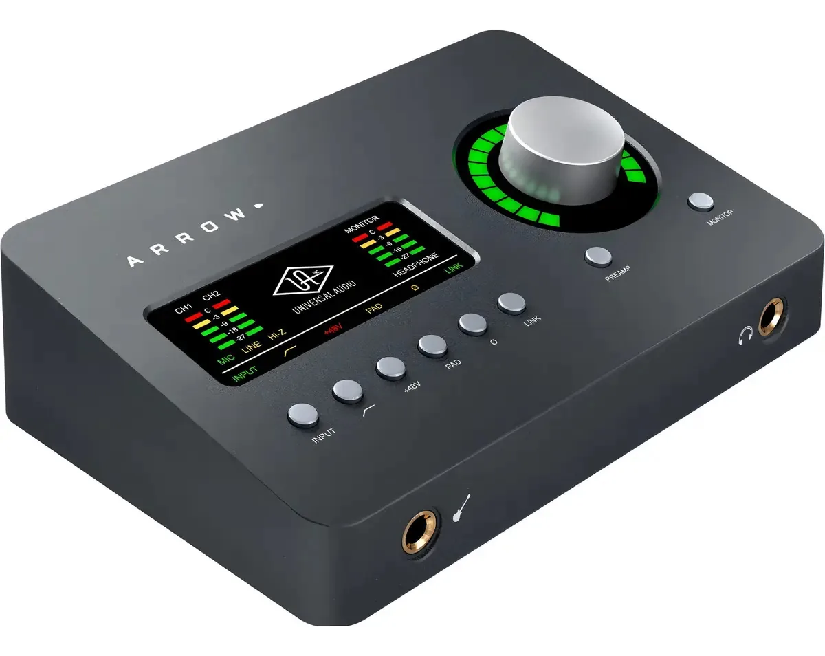 Interface de áudio Arrow + Cabo Thunderbolt 3 de 60 cm, cor cinza