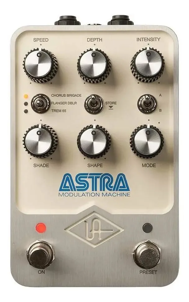 Pedal Multi-efeitos Universal Audio Astra Modulation Machine Guitarra Elétrica