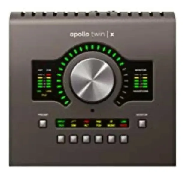 Interface de áudio universal Apollo Twin X - cor preta cinza escuro