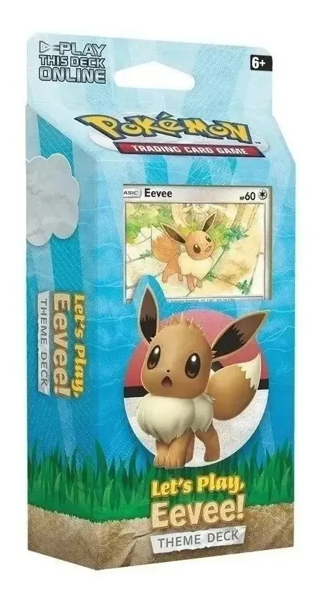 Baralho de cartas espanhol Pokémon Eevee