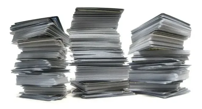 Cartas mágicas - pacote de 100 cartas comuns, você escolhe as cores
