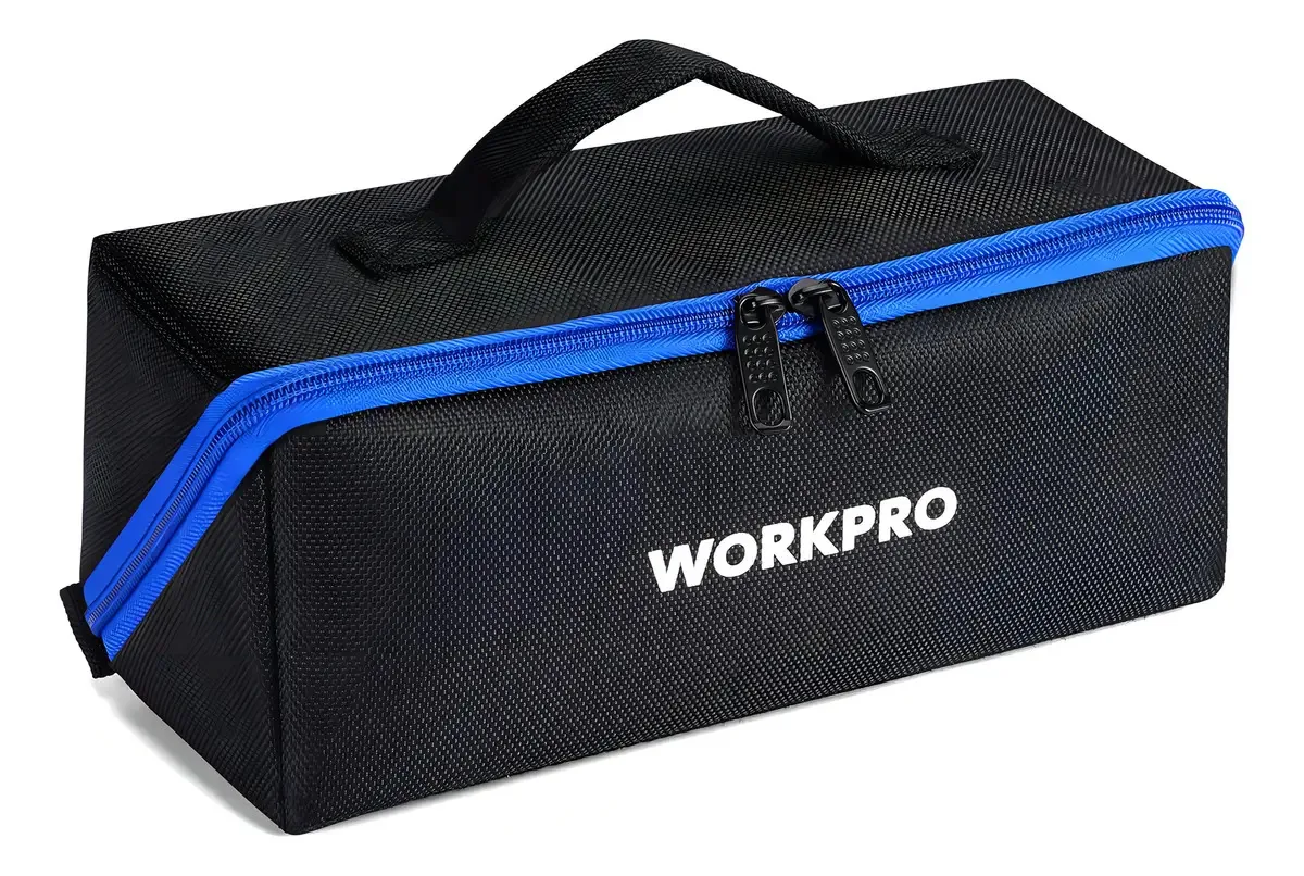 Bolsa de ferramentas Workpro Wide Mouth com 10