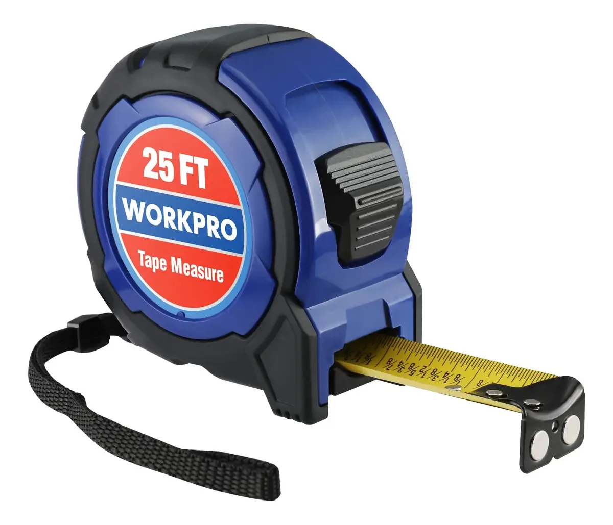 Fita métrica Workpro de 25 pés, fita métrica fácil