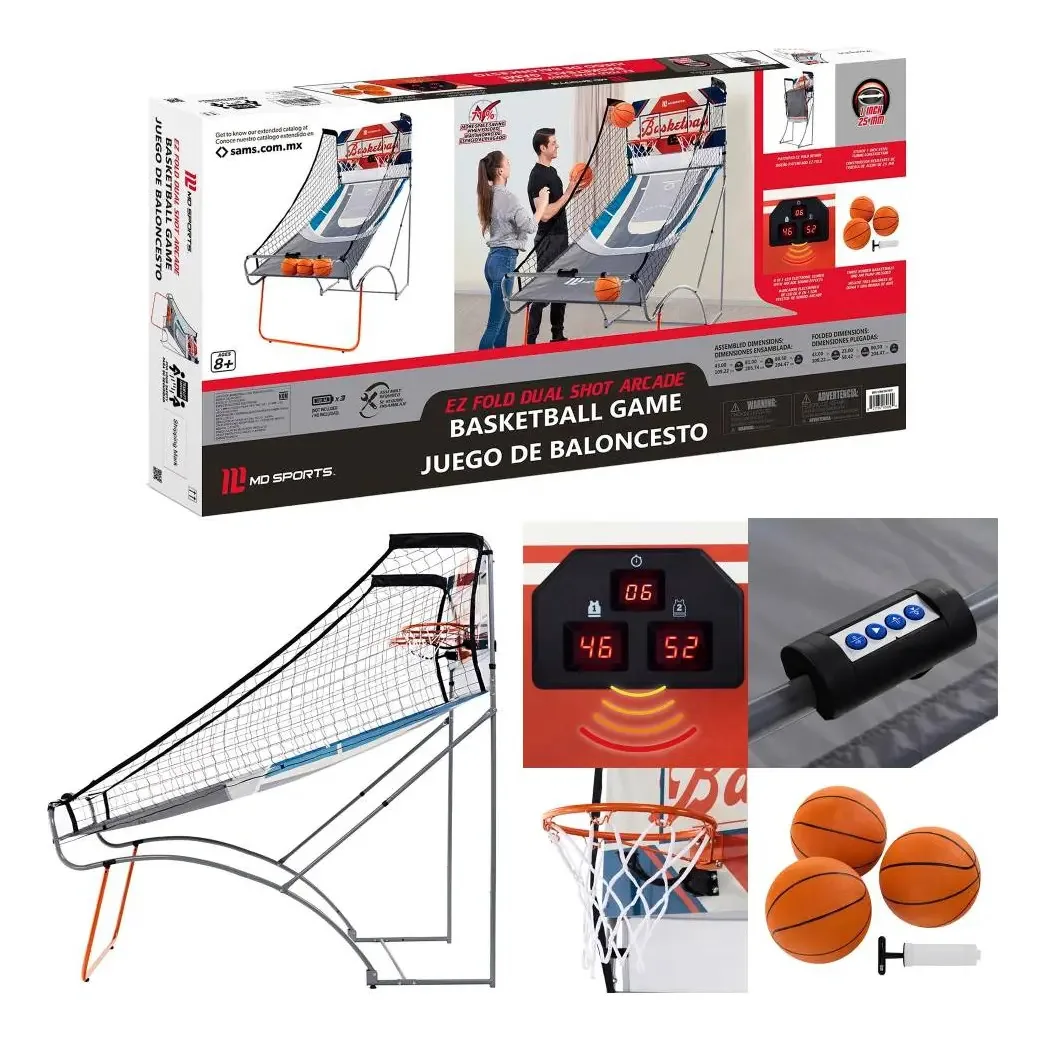 Jogo de basquete Md Sports Arcade com contador