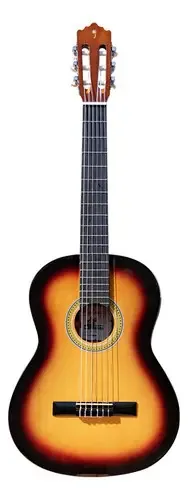 Guitarra clássica Palmer Pc13 Vintage Sunburst