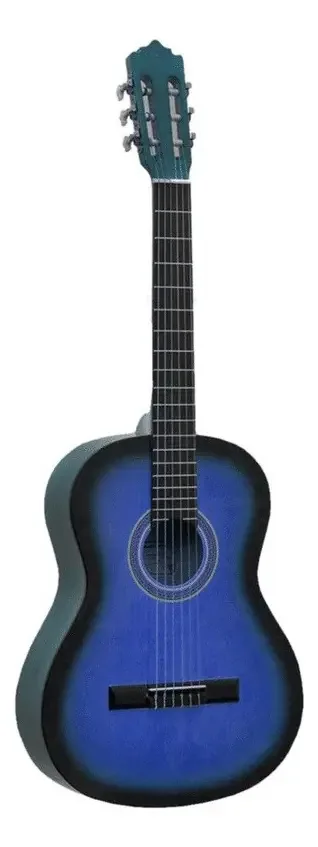 Guitarra Clássica Palmer Pc13 Blue Sunburst