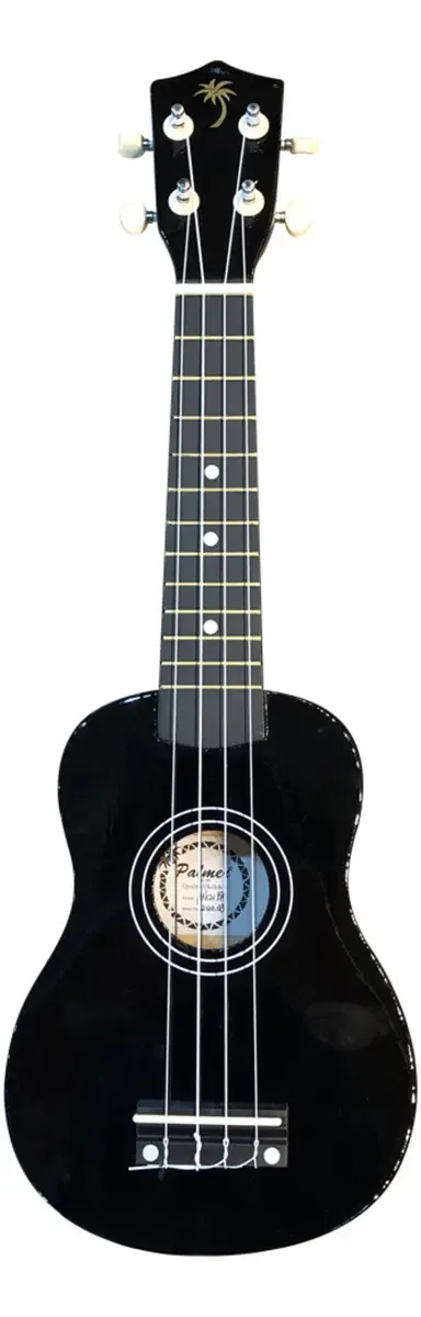 Ukulele Soprano Palmer preto com estojo