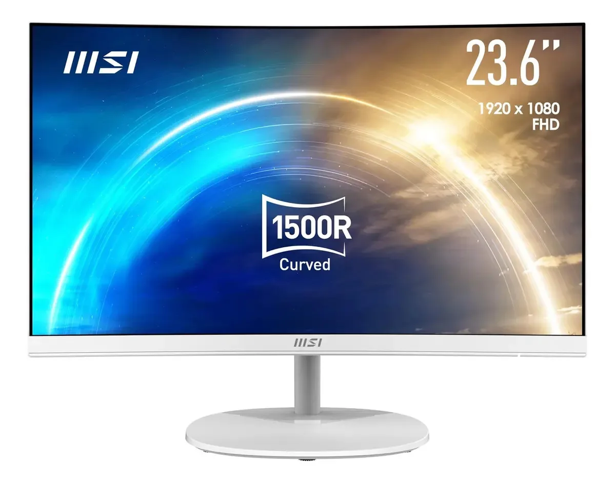 Msi Pro MP241caw, 24 monitores, 1920 x 1080 (fhd), VA curvo