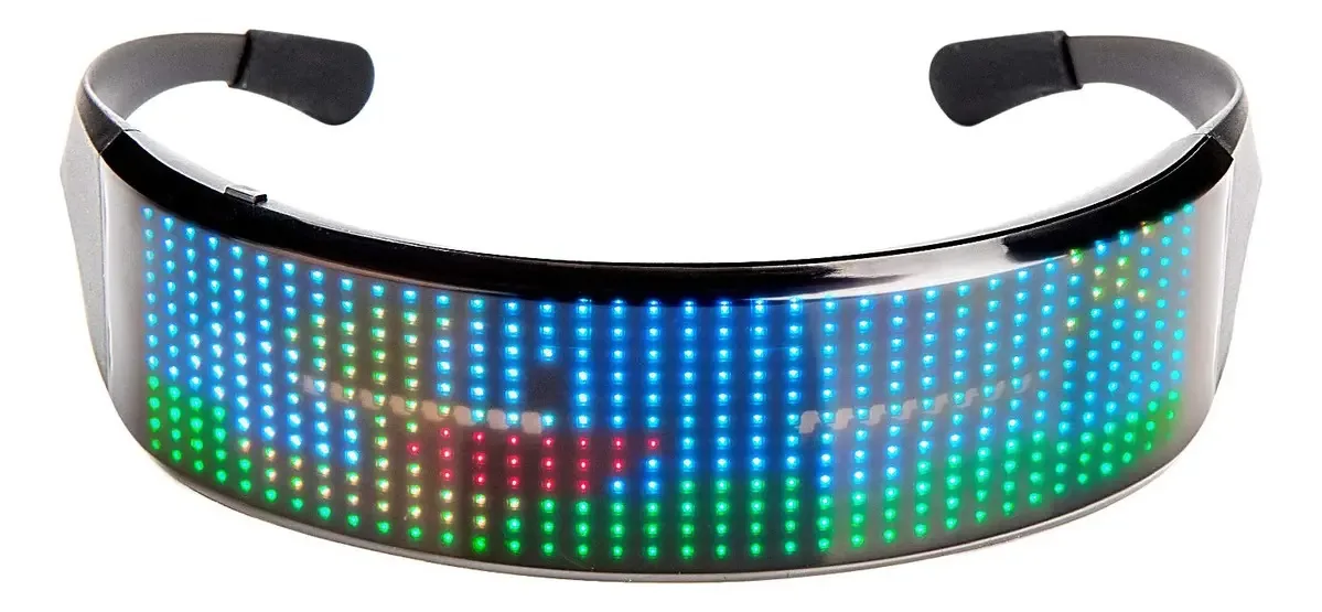 Óculos LED coloridos sem chumbo, aplicação adequada de óculos