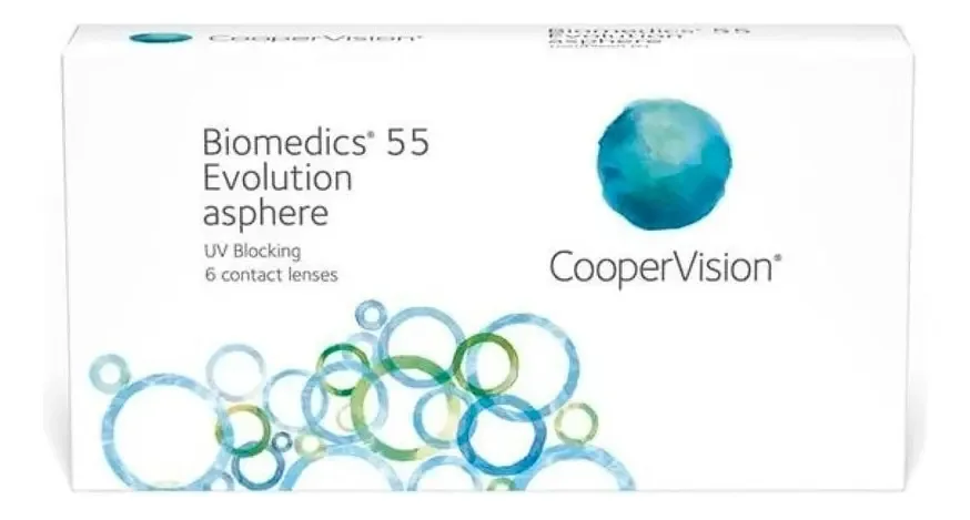 Lentes De Contato Biomedics 55 Evolution Esférico -3.00 Miopia 3 Pares