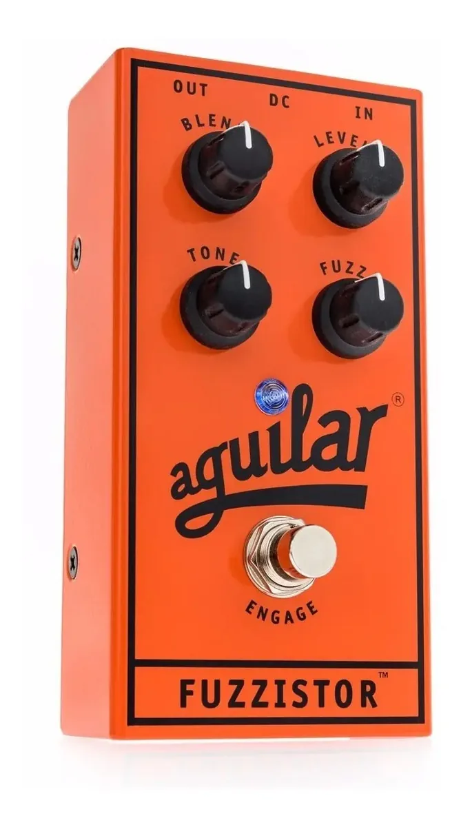 Pedal de efeito Aguilar Fuzzistor laranja