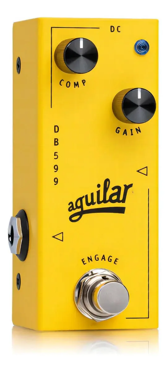 Pedal Aguilar Db 599 Compressor Para Baixo Amarelo
