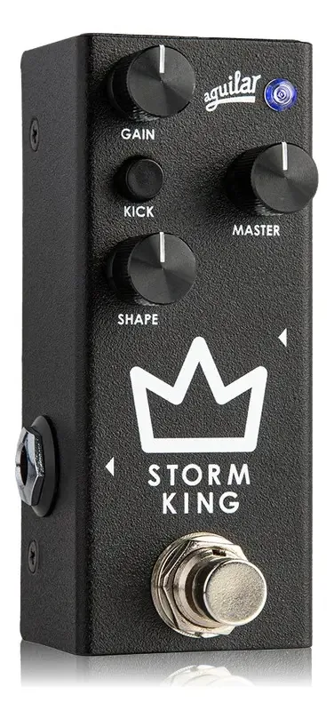 Pedal Aguilar Storm King - Distorção/fuzz Para Baixo Preto