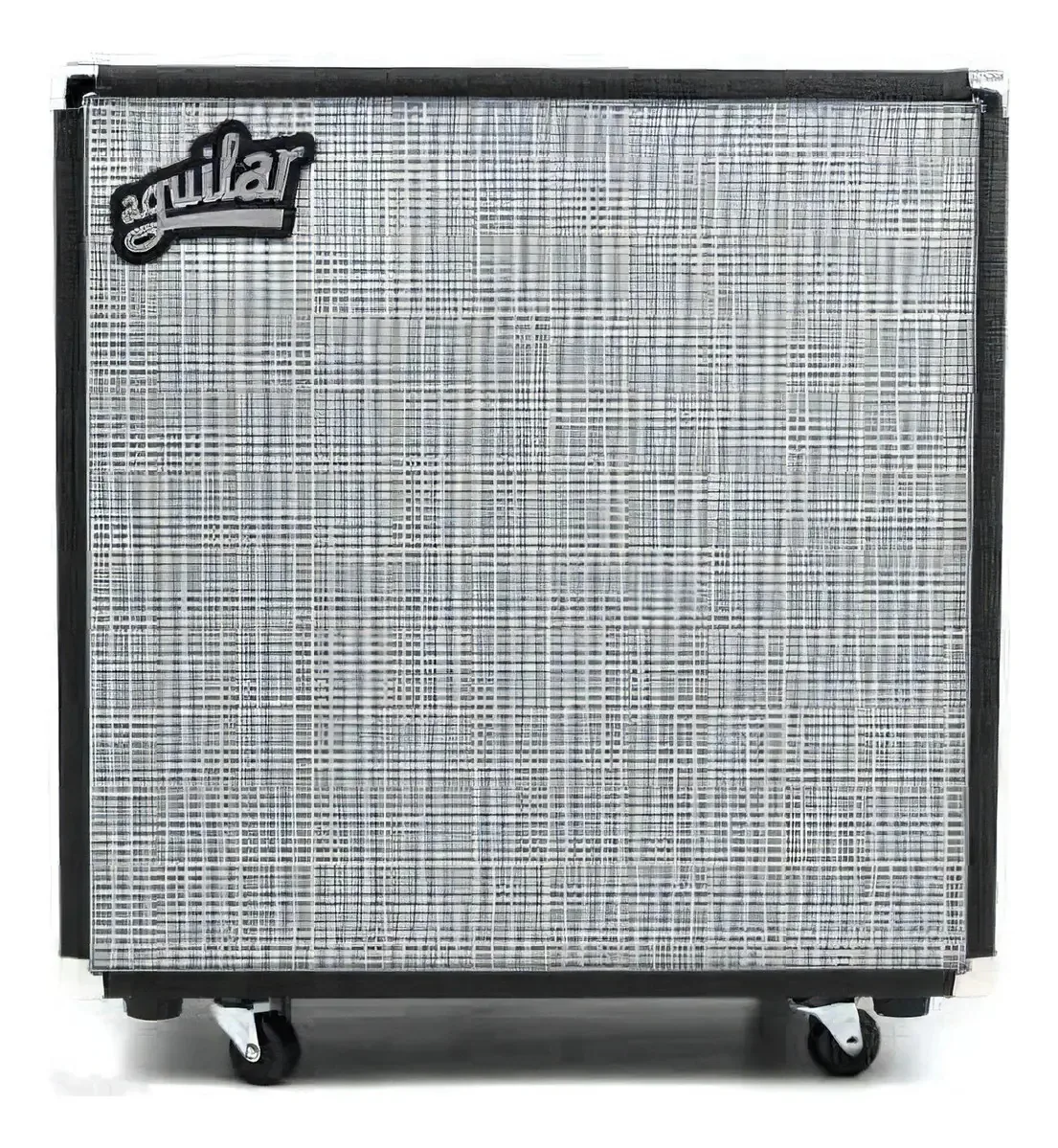 Caixa de armário Aguilar 2x12 600 Watts 8 Tweeter Db 212 preta e prata