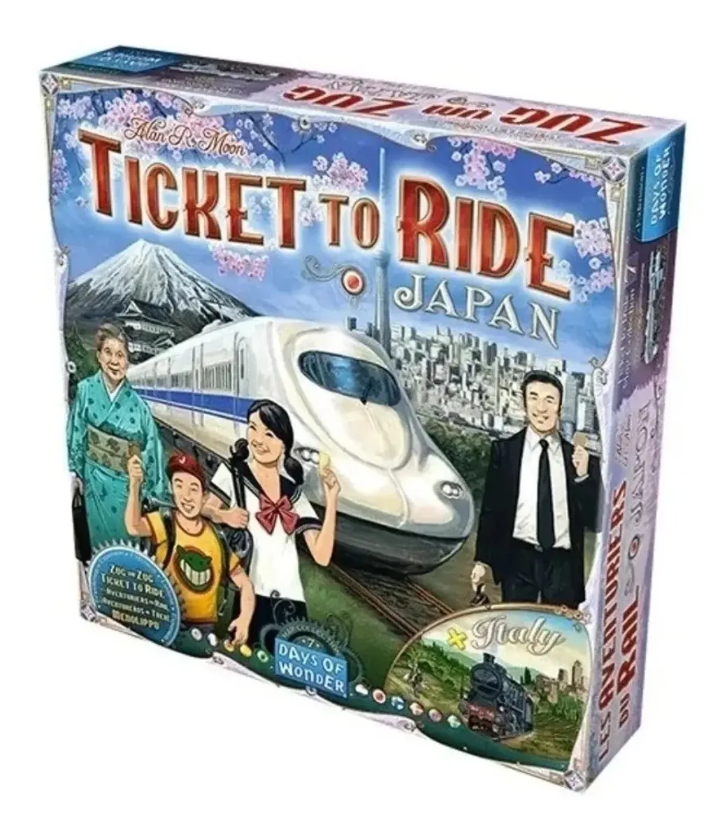 Ticket To Ride Japan + Itália Jogos De Tabuleiro Galapagos