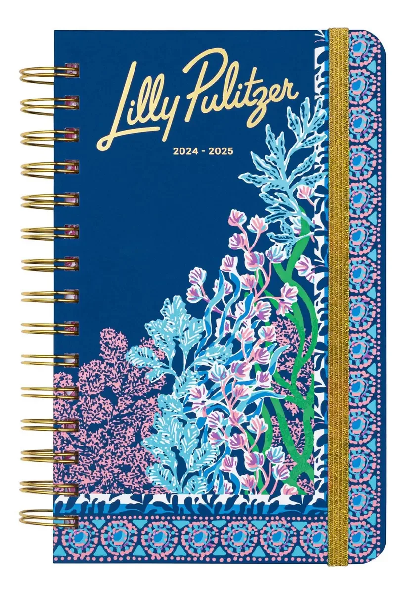Diário azul de Lilly Pulitzer 240315