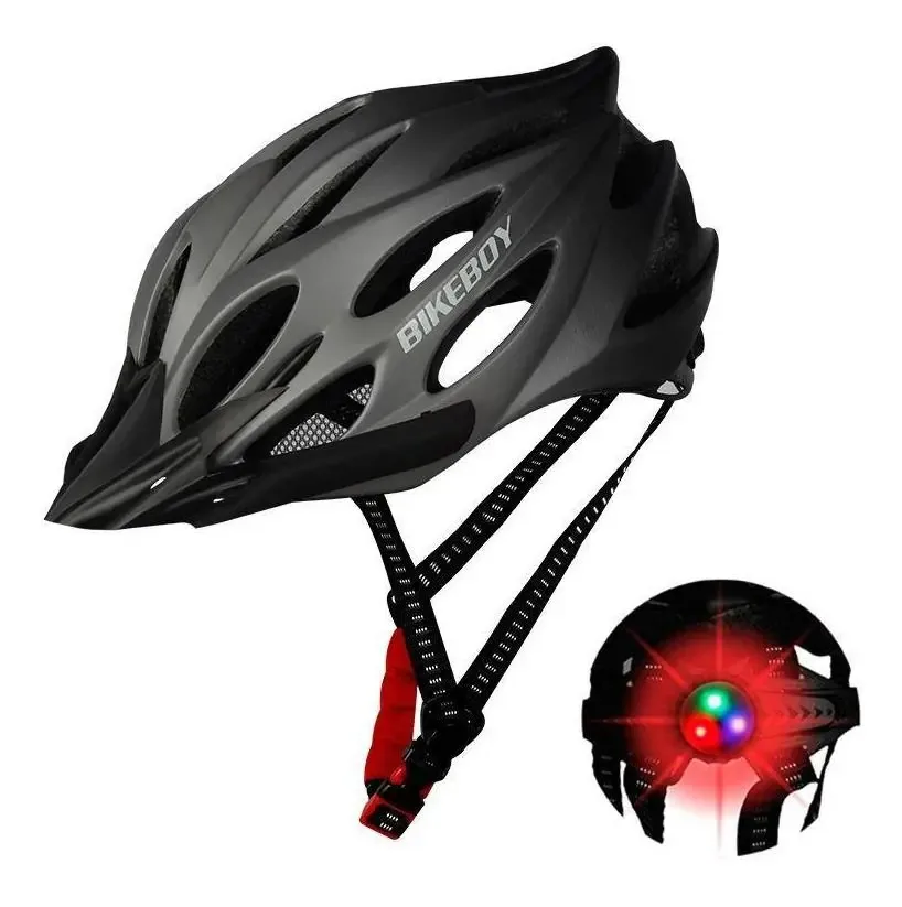 Capacetes de mountain bike unissex, cor do capacete, preto, tamanho G