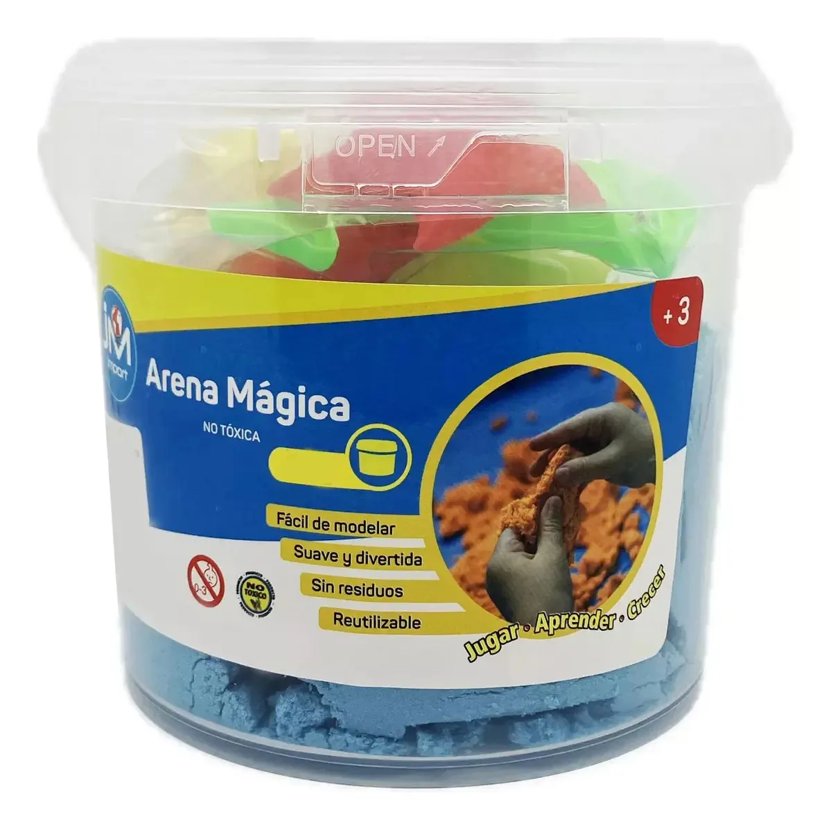 Magic Sand 500 Grs + Moldes azuis