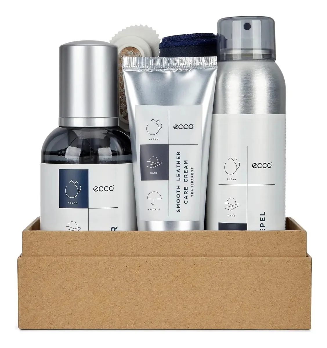 Ecco Shoe Care, Transparente, 1 Kit