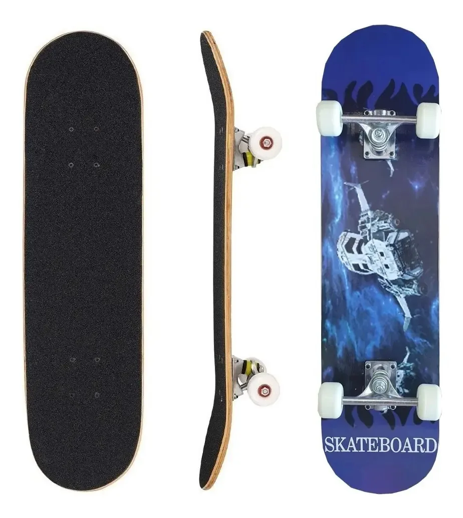 Skate profissional de cauda dupla