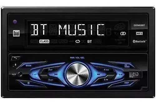Som automotivo Dual DXRM58BT com USB e bluetooth
