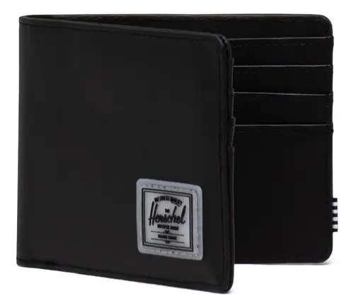 Carteiras Herschel Roy Rfid Negras Pretas