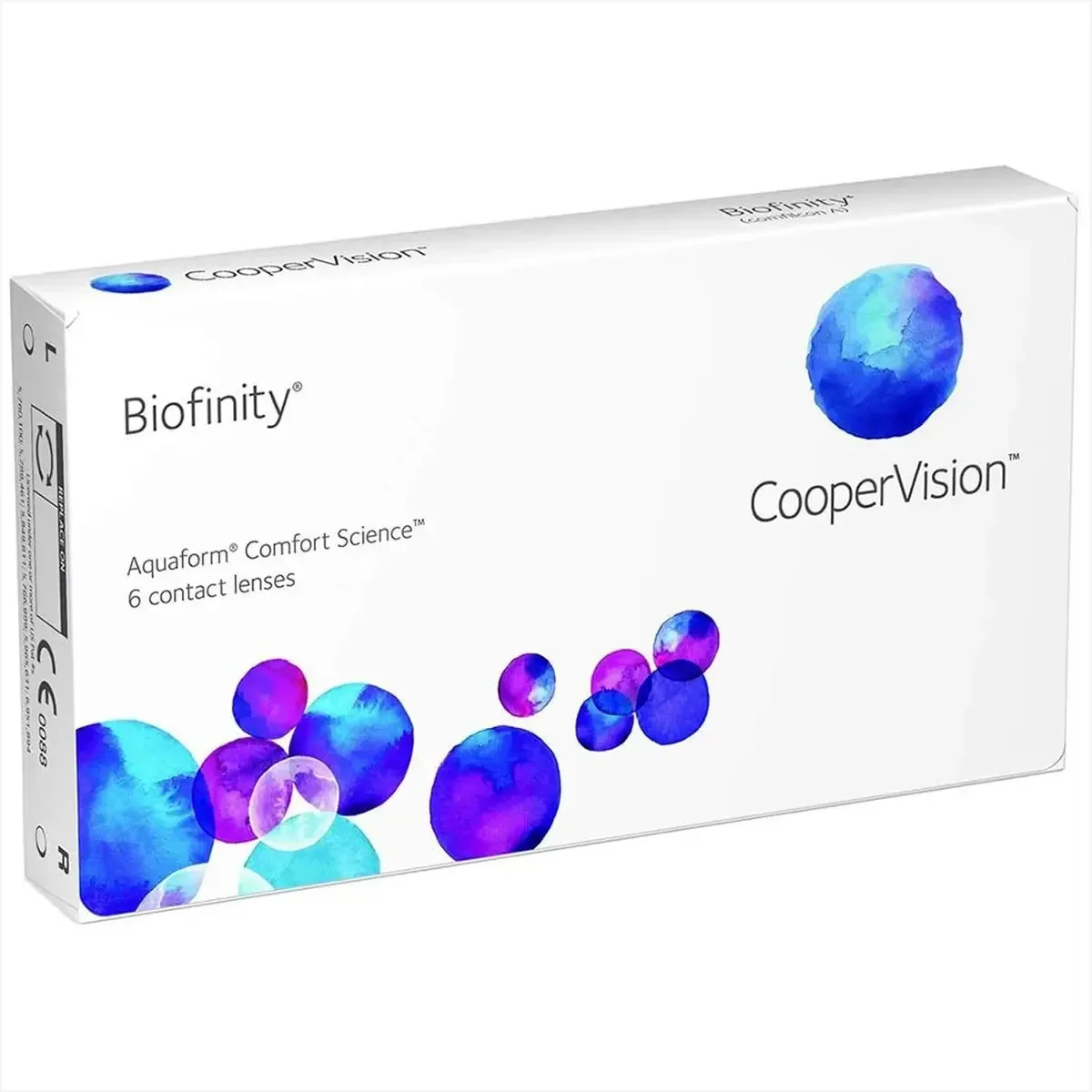 Lentes de Contato Biofinity CooperVision Grau +5.50 Hipermetropia Descarte Mensal