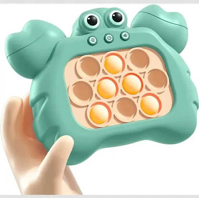 Jogo Pop-it Sensory Fidget Toys, Green Frog Toy