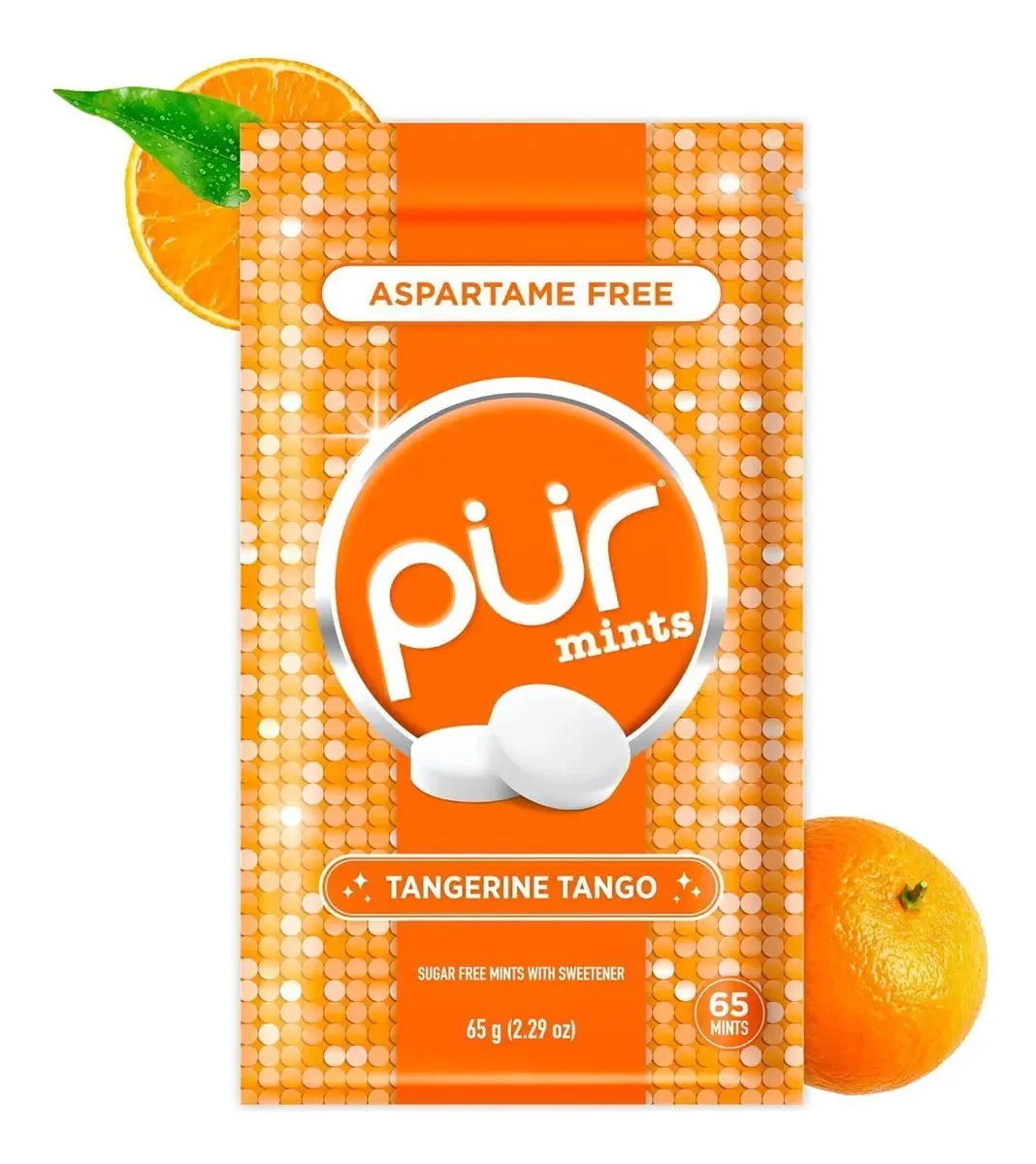 Pur Mints Tangerine Goma Mascar Sem Açúcar Com Xilitol - 65g