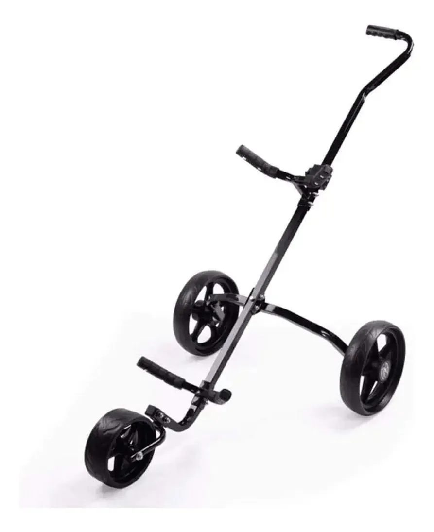 Carrinho De Golfe 3 Rodas Trolley De Golfe Dobrável Easy Push And Pull Hand Cart