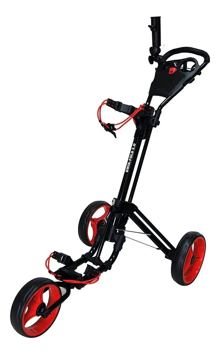 Carrinho de Golfe Sistema de Bala Patenteado e Freio de Pé, Um Segundo para Abrir e Fechar
