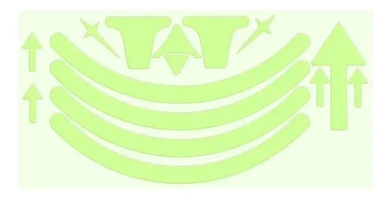 Acessórios Para Drones Adesivos De Filme Fluorescente Com Adesivos Luminosos Para Avata, Adesivos Decorativos Incríveis Para Acessórios Para Drones Avata