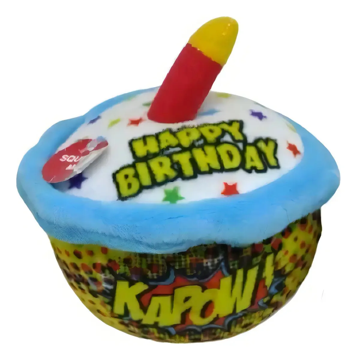Brinquedo de brinquedo de pelúcia de feliz aniversário
