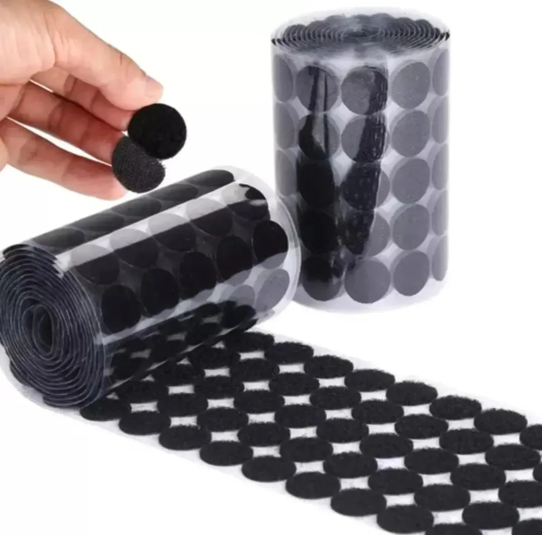 500 unidades de etiquetas adesivas redondas de 20 mm, contato autoadesivo reutilizável para artesanato, brinquedos educativos e livros sensoriais