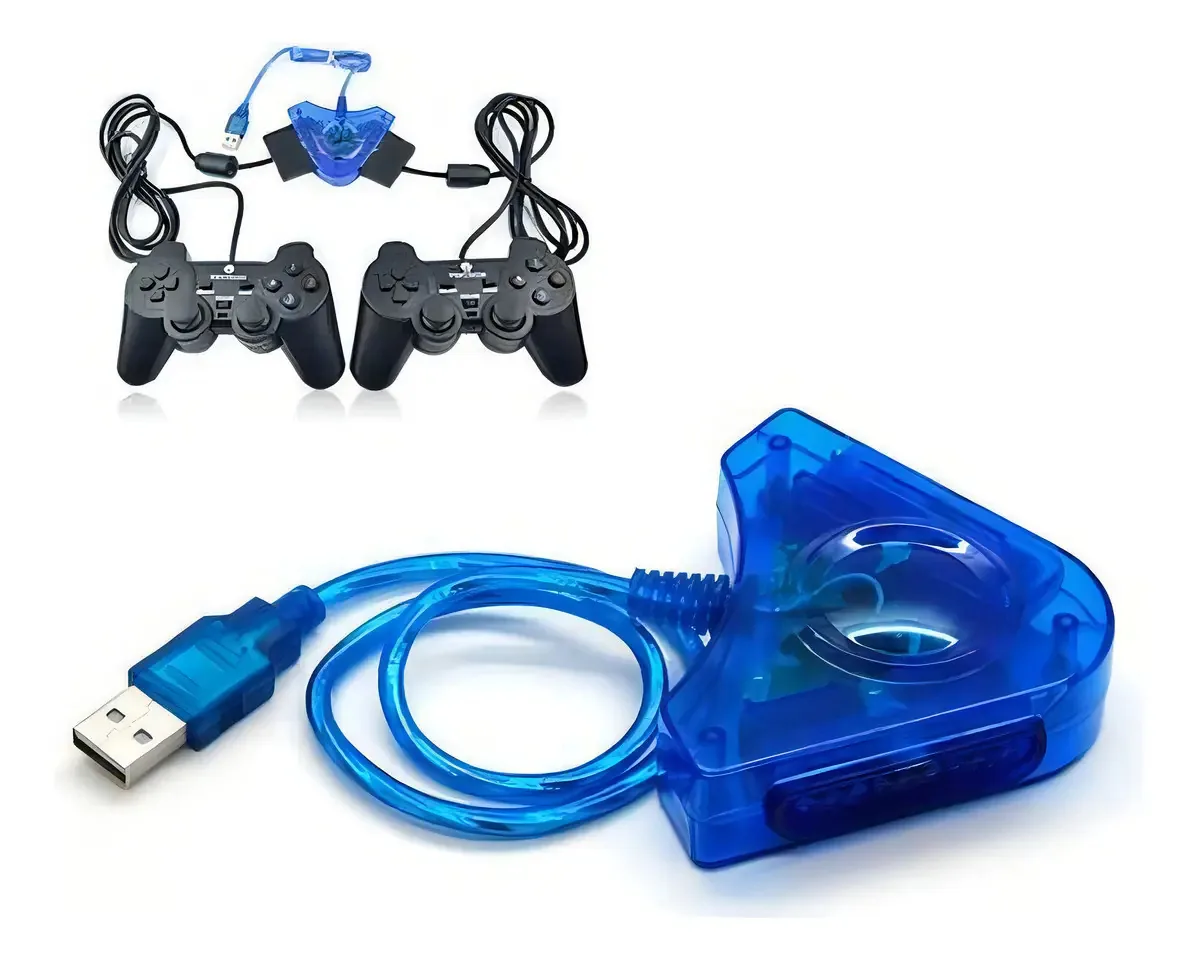 Adaptador Usb Controle Ps2 Para Pc Xd541