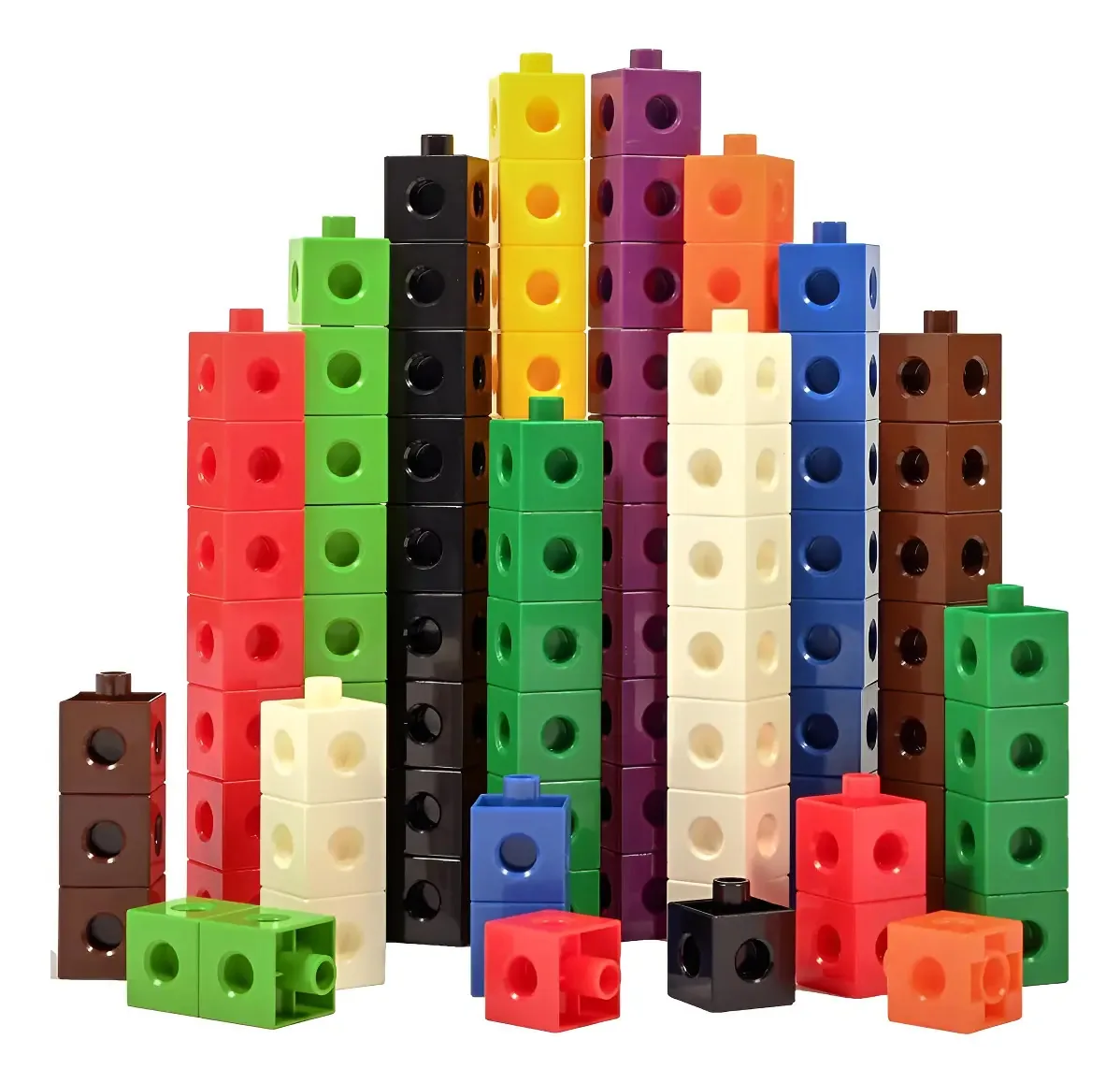 Cubos de links para contar e classificar por cores | Preesco