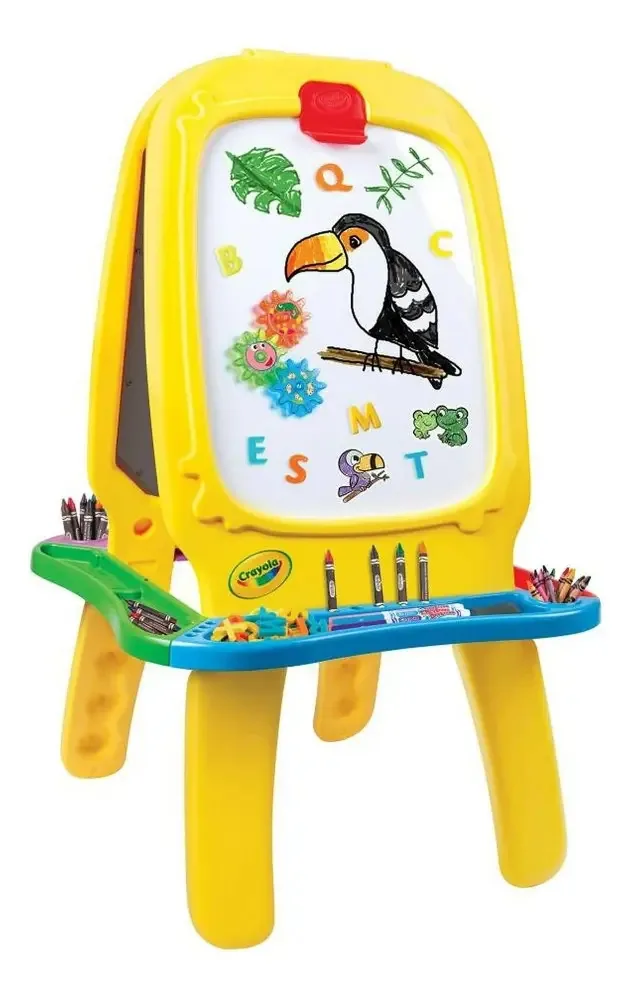 Quadro branco para crianças Crayola Deluxe Magnetic Yellow