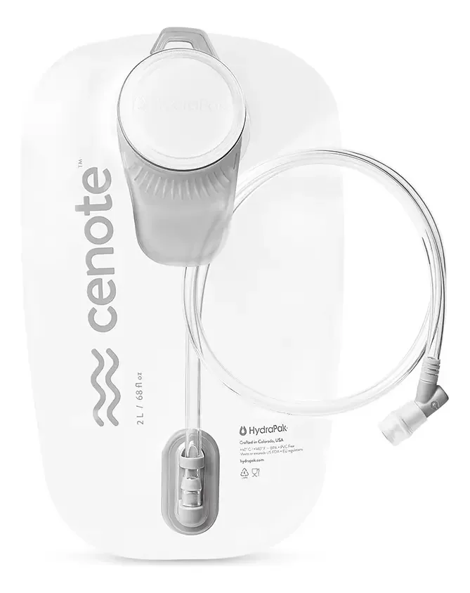 Bolsa de hidratação transparente Cenote 2l