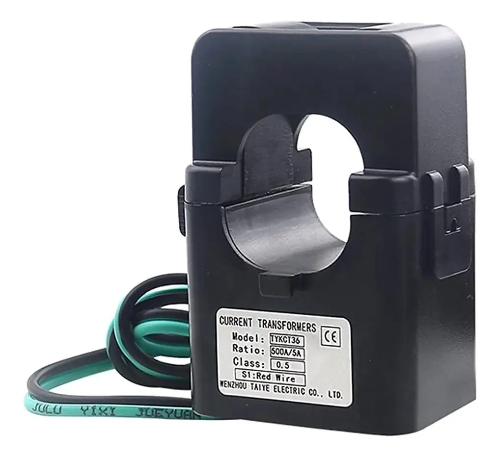 Transformador de corrente de núcleo dividido Marxan Kct 36, sensor de corrente 100a 200a 250a 300a 400a 500a 600a Mini transformador de corrente Cor: 250a (5a) (cor: 500a (5a))