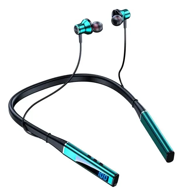 Fones de ouvido VITIEP, Linha X, Modelo Y, Cor Preto, Luz LED Azul, 2 Pares, Som Estéreo, Conectividade Sem Fio, Design Ergonômico.