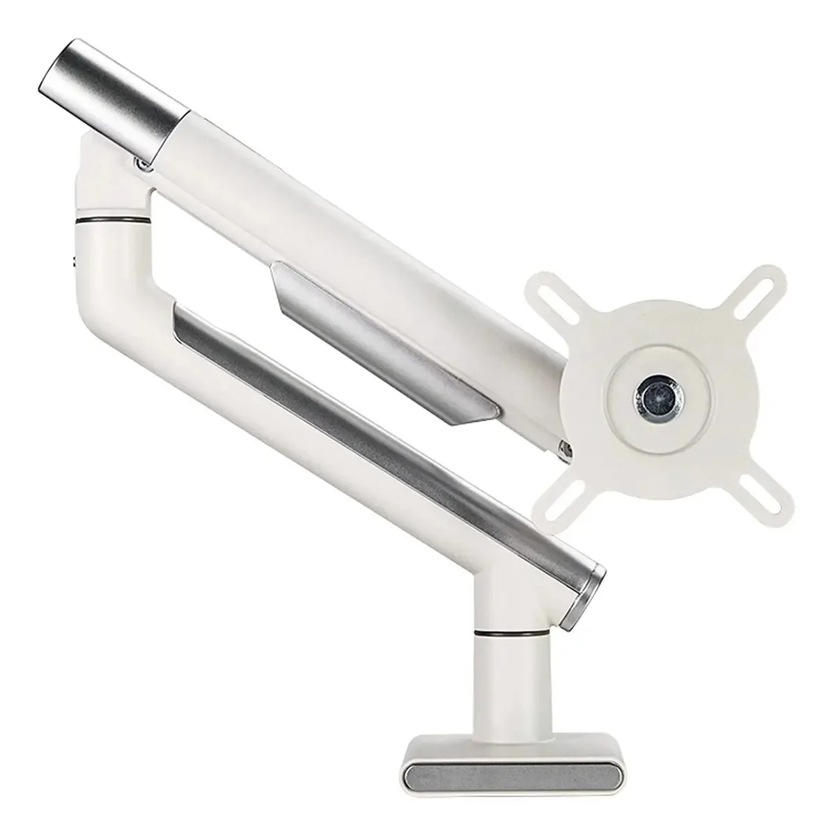 Suporte de monitor Braço para monitor Suporte de mesa para monitor único Suporte de monitor de altura ajustável Suporte de monitor branco Suporte de monitor de braço longo Suporte de monitor para...
