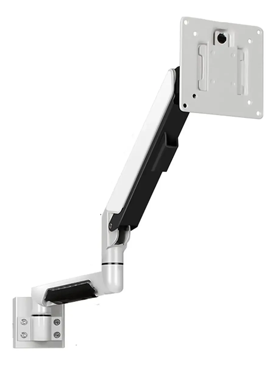 Suporte de monitor Braço de monitor Suporte de monitor único totalmente ajustável Suporte de monitor de mola a gás Suporte de parede Suporte giratório e inclinável para tela de 10-32 polegadas