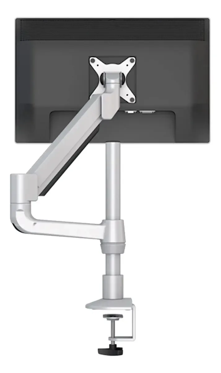 Suporte para Monitores Suporte de Monitor Tipo Coluna Mola Mecânica Montagem de Suporte de Monitor Único 17-30 Suporte Totalmente Ajustável com Base de Montagem com Braçadeira e Passador Braço de...