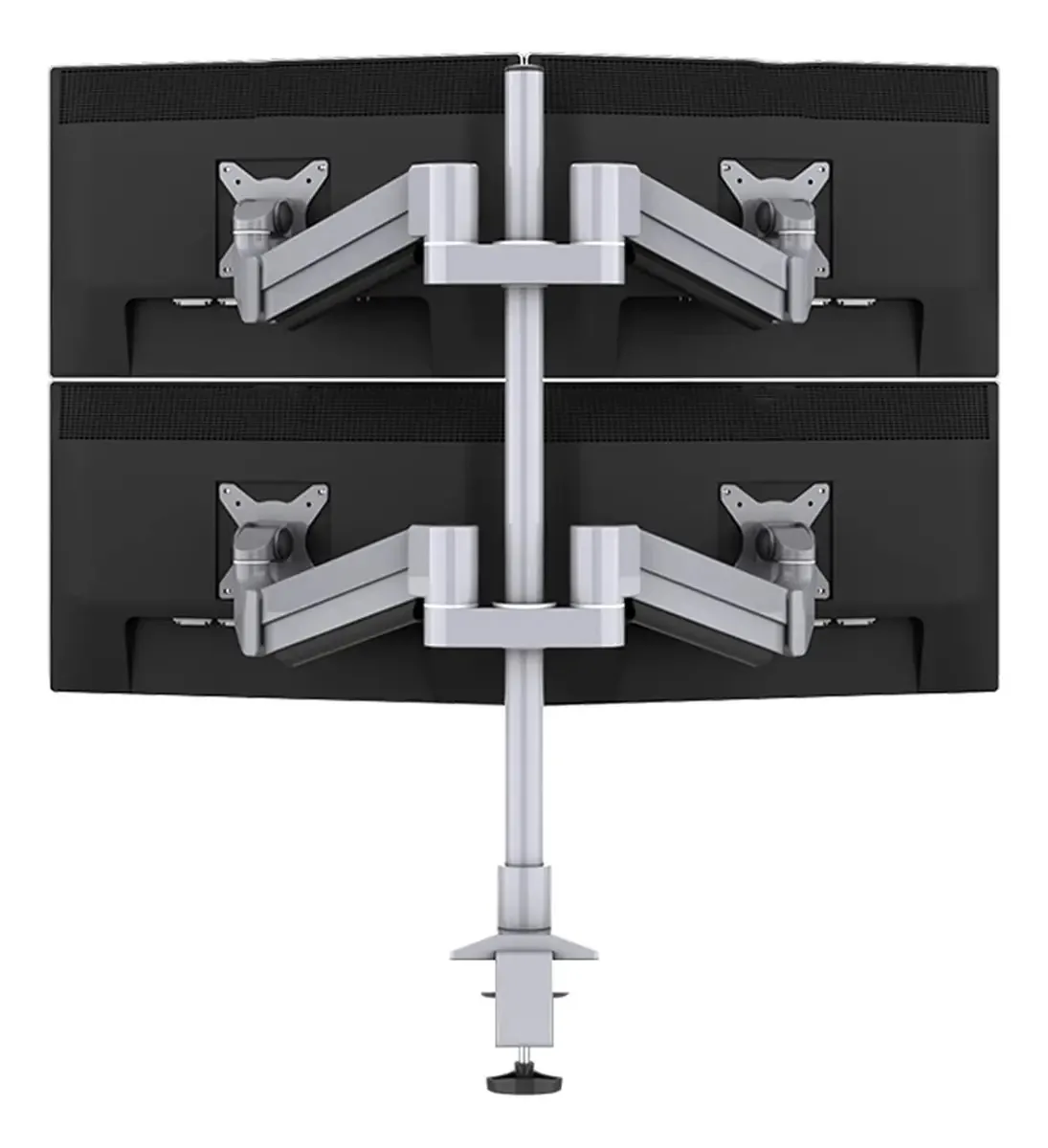 Suporte de Monitores Braço para Monitor Suporte para Monitor de Tela Quádrupla Suporte de Mesa para Monitor de 15 -27 com Braço Robótico Suporte de Braço para Monitor Ajustável em Altura