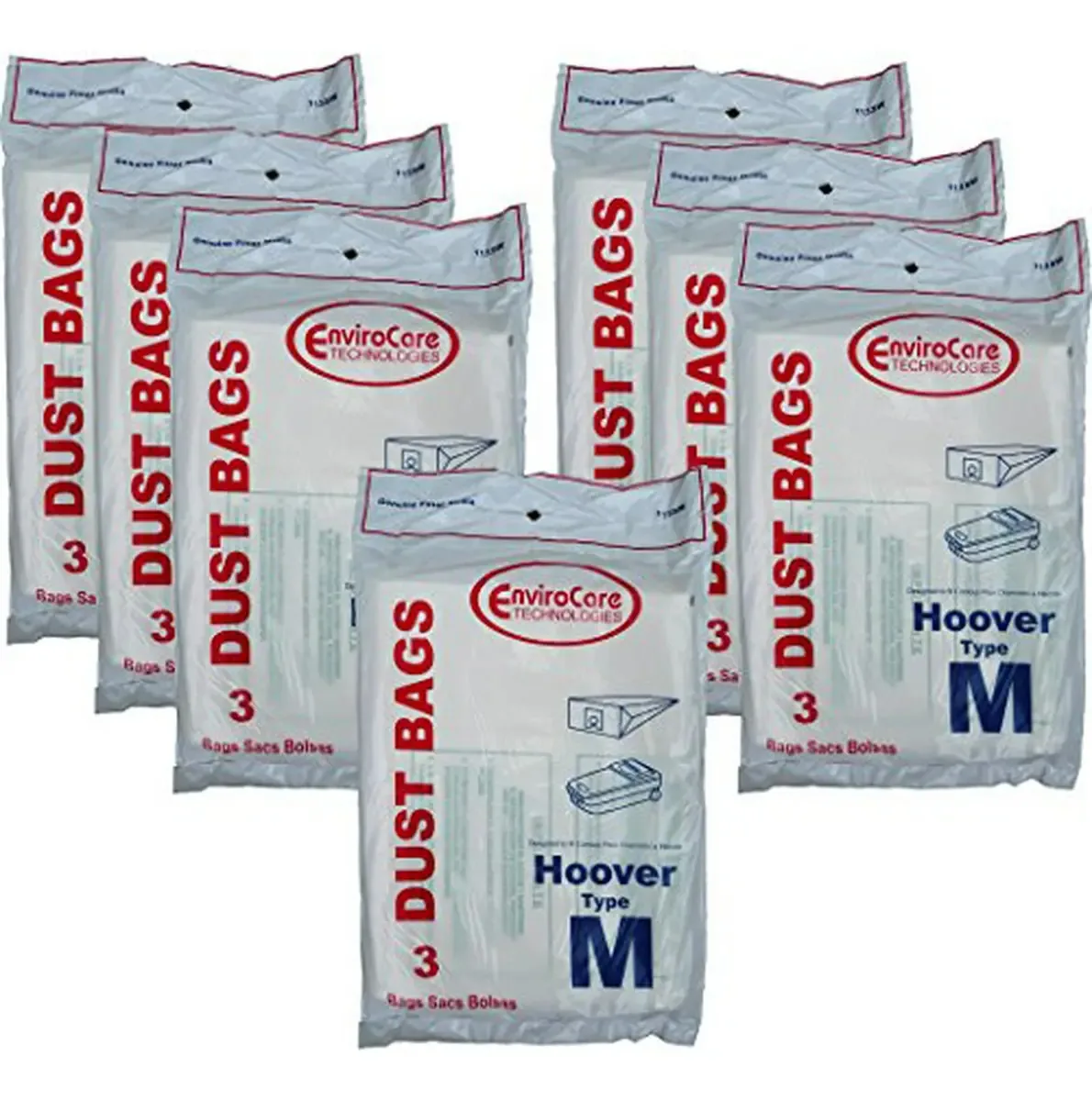 Sacos De Pó Para Aspirador Hoover Dimension - Tipo M