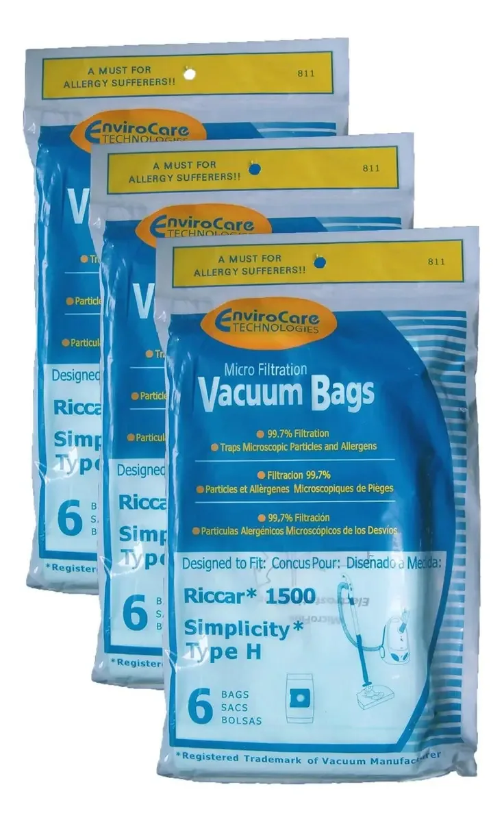 Filtro de reposição Envirocare 1500 - pacote x 6