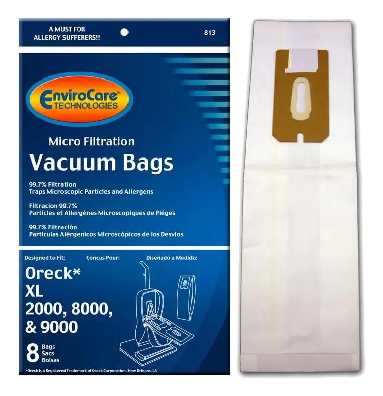 Sacos de reposição a vácuo Envirocare projetados para