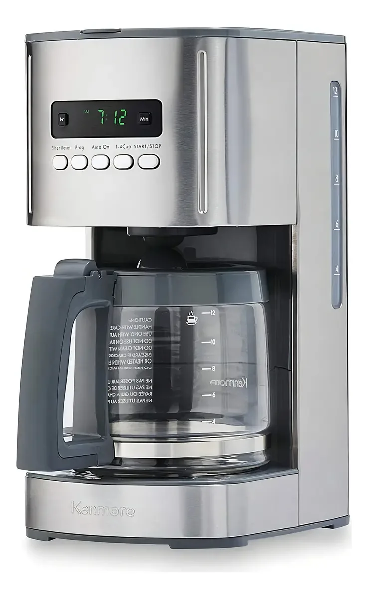 Kenmore, 12 xícaras de aço inoxidável colorido