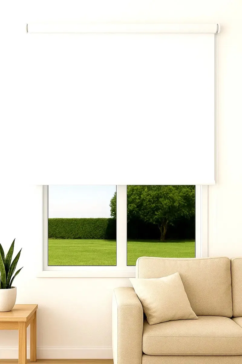 Cortina Blackout Roller de 230 x 300 cm Cortina Blackout Total Fullexpress Premium Isolante de frio, calor, ruído, escuridão, escritório doméstico, quarto branco